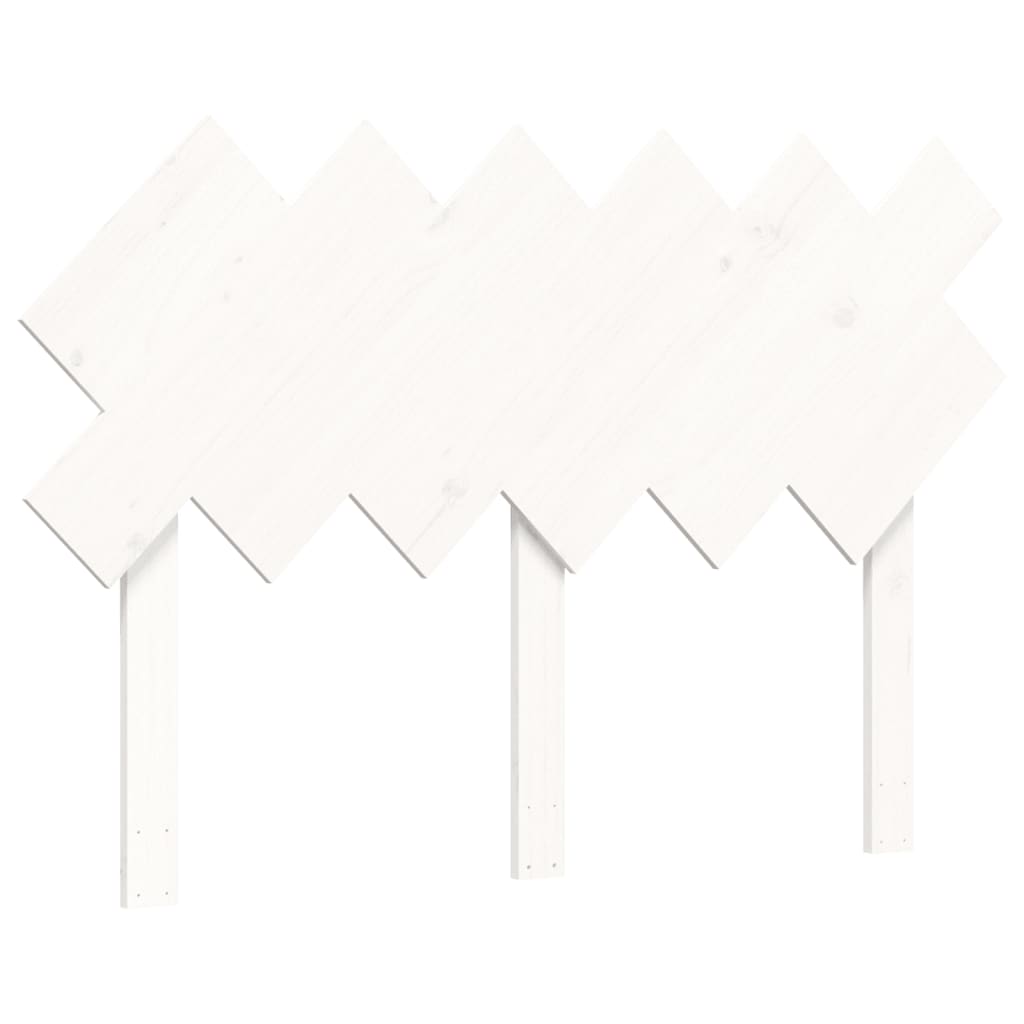 Giroletto senza Materasso Bianco 120x200 cm Legno Massello Pino