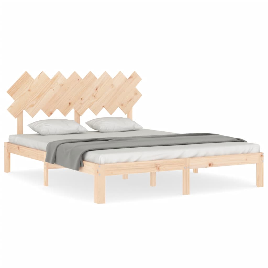 Giroletto senza Materasso 160x200 cm in Legno Massello di Pino