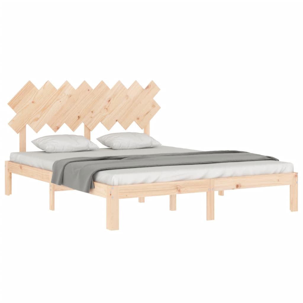 Giroletto senza Materasso 160x200 cm in Legno Massello di Pino