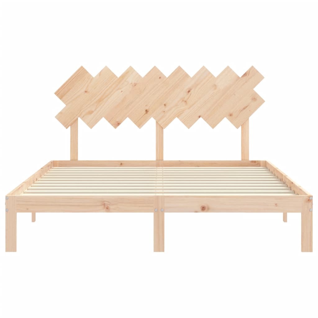 Giroletto senza Materasso 160x200 cm in Legno Massello di Pino
