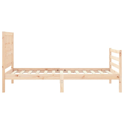 Giroletto con Testiera Small Single in Legno Massello - homemem39