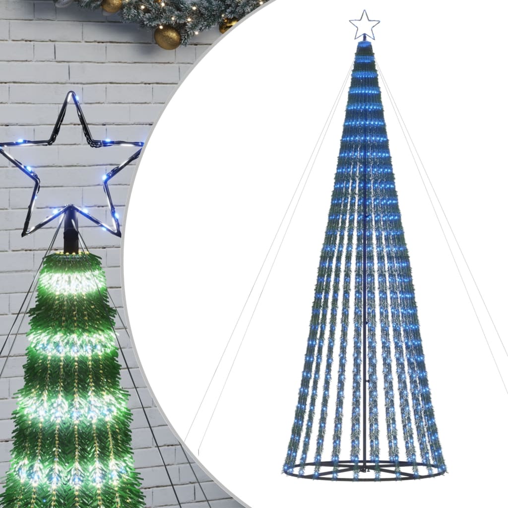 Albero di Natale a LED 688 LED Blu 300 cm