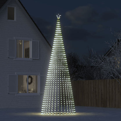 Albero di Natale a LED 1544 LED Bianco Freddo 500 cm