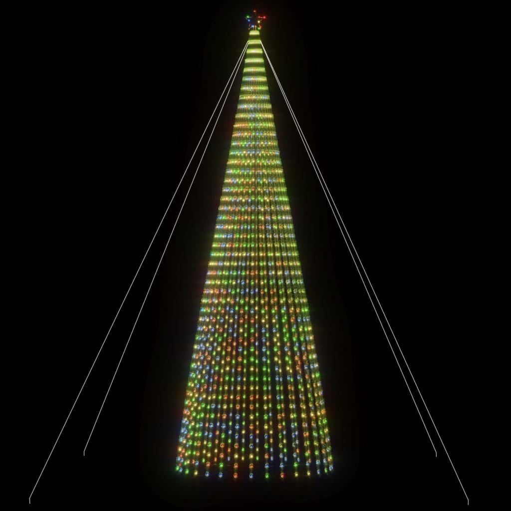 Albero di Natale a LED 1544 LED Colorato 500 cm | homemem39