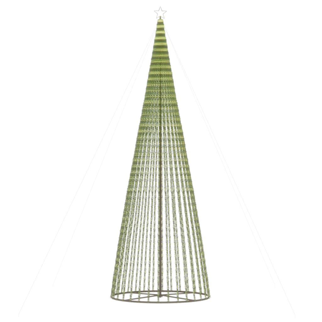 Albero di Natale a LED 1544 LED Colorato 500 cm | homemem39