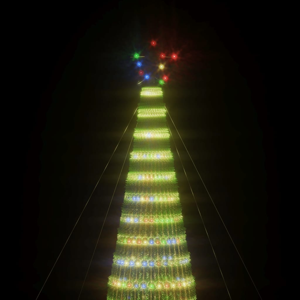 Albero di Natale a LED 1544 LED Colorato 500 cm | homemem39