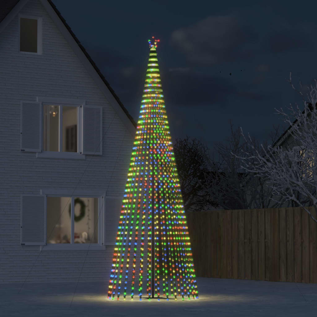 Albero di Natale a LED 1544 LED Colorato 500 cm | homemem39