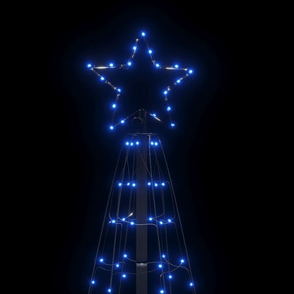 Albero di Natale a LED con Punte 220 LED Blu 180 cm