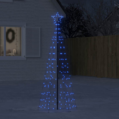 Albero di Natale a LED con Punte 220 LED Blu 180 cm