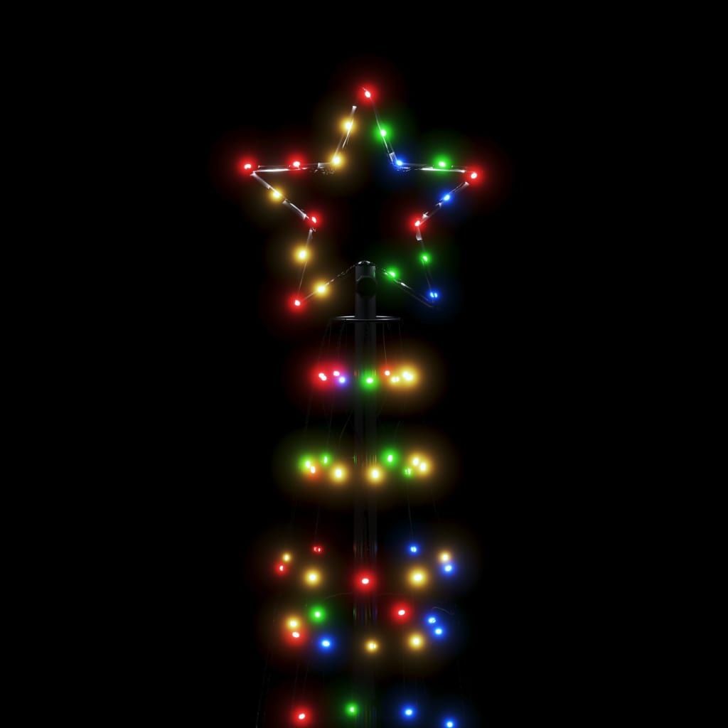 Albero di Natale a LED con Punte 570 LED Colorato 300 cm