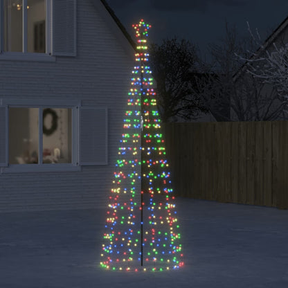 Albero di Natale a LED con Punte 570 LED Colorato 300 cm