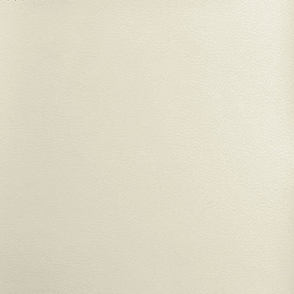 Poltrona Reclinabile con Poggiapiedi Crema in Similpelle - homemem39