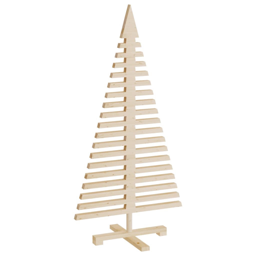 Alberi di Natale Decorativi in Legno 3pz Legno Massello di Pino | homemem39