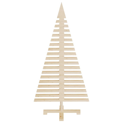 Alberi di Natale Decorativi in Legno 3pz Legno Massello di Pino | homemem39