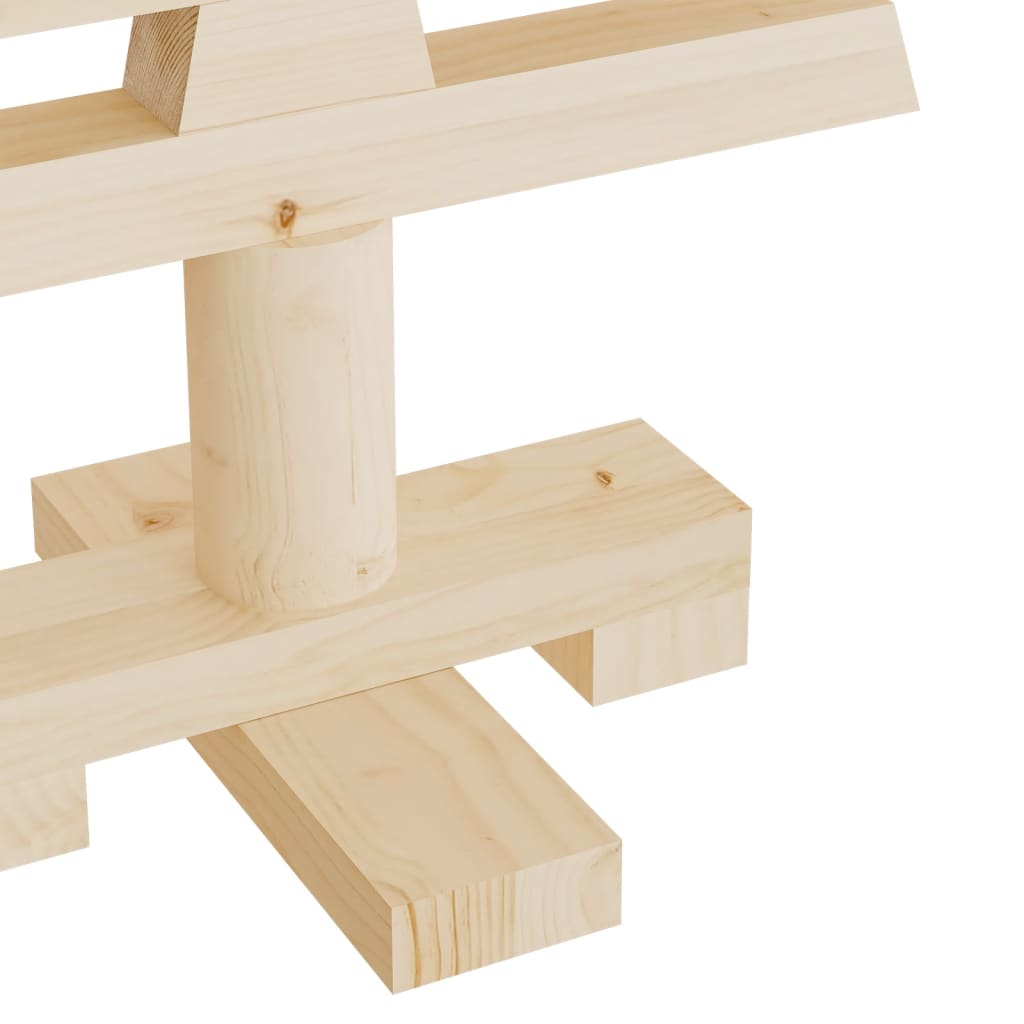 Alberi di Natale Decorativi in Legno 3pz Legno Massello di Pino | homemem39