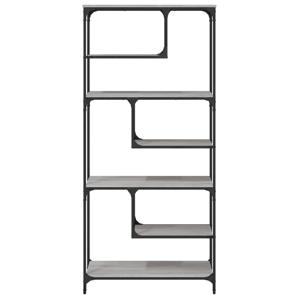 Libreria Grigio Sonoma 81x36x176 cm in Legno Multistrato | homemem39