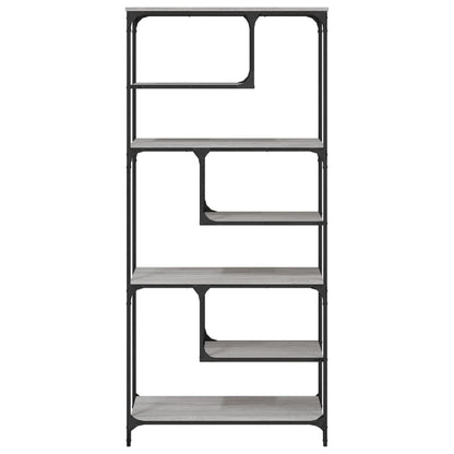Libreria Grigio Sonoma 81x36x176 cm in Legno Multistrato | homemem39