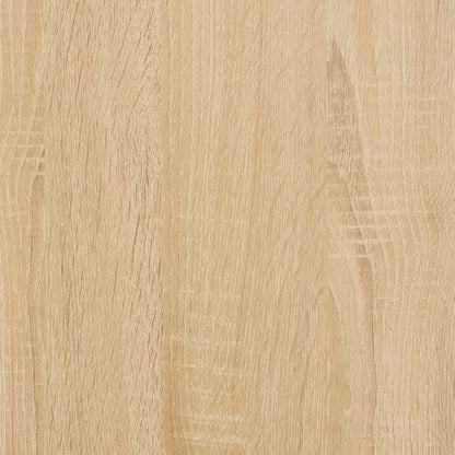 Mensole da Parete 2pz Rovere Sonoma 60x15x15,5 cm