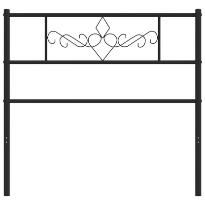 Testiera in Metallo Nero 90 cm - homemem39