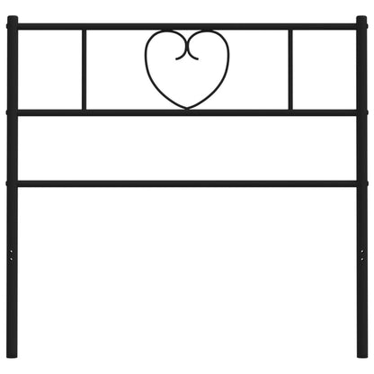 Testiera in Metallo Nero 100 cm - homemem39