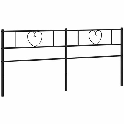 Testiera di Ricambio in Metallo Nero 180 cm