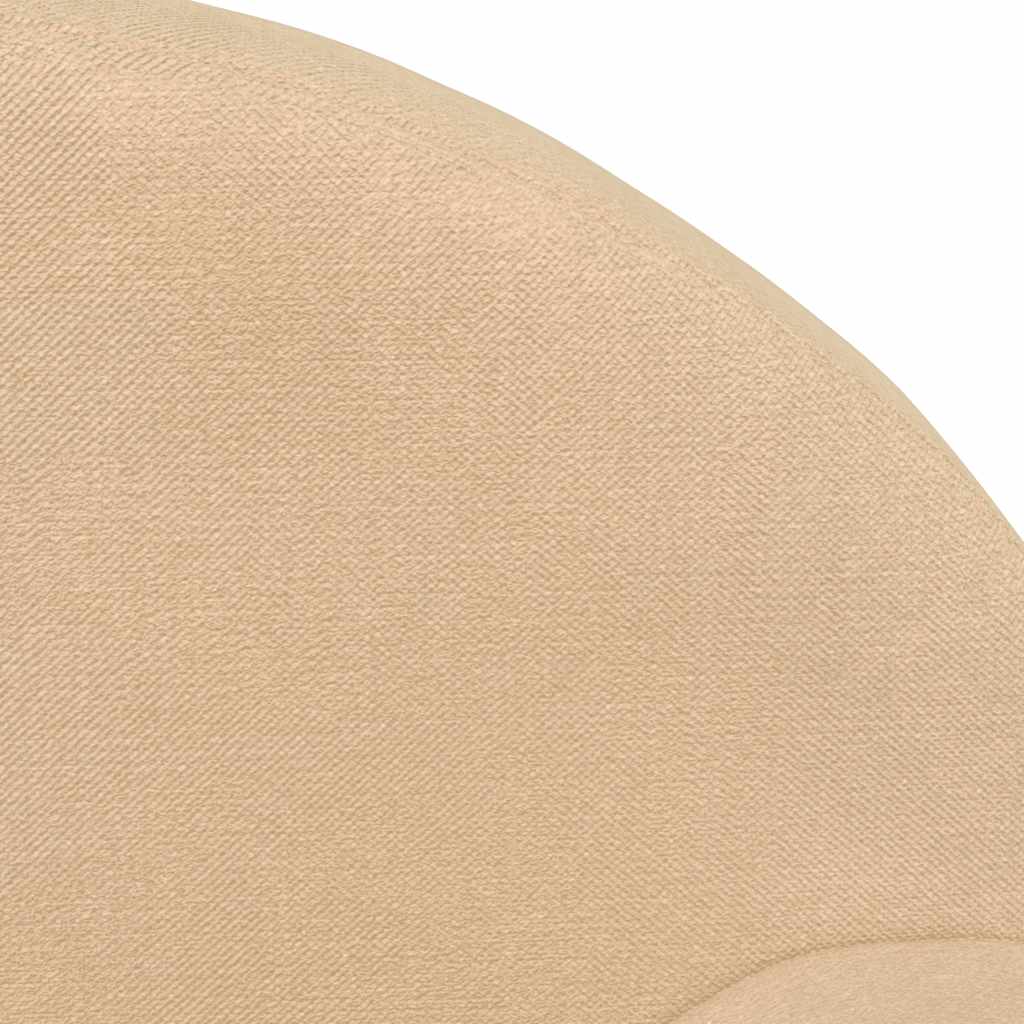 Divano per Bambini Crema in Morbido Peluche