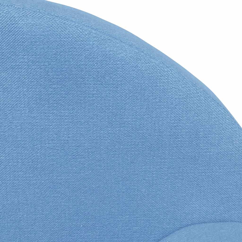 Divano per Bambini Blu in Morbido Peluche | homemem39