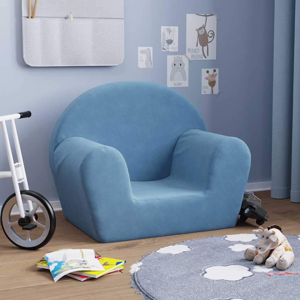 Divano per Bambini in Morbido Peluche