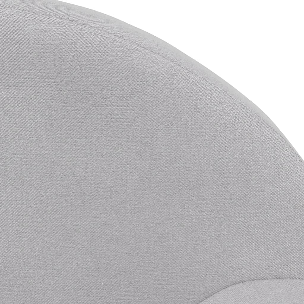 Divano Letto per Bambini Grigio Chiaro in Morbido Peluche | homemem39