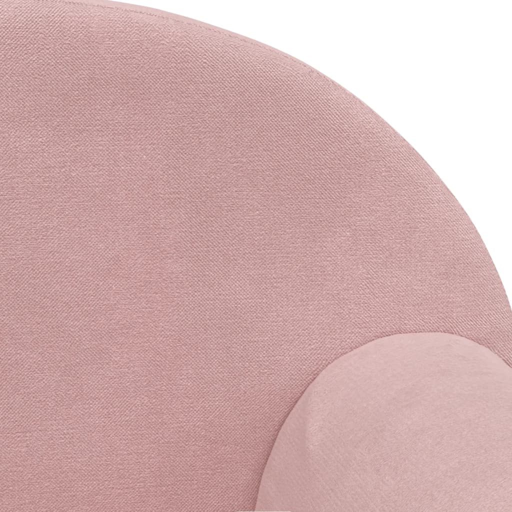 Divano Letto per Bambini Rosa in Morbido Peluche | homemem39