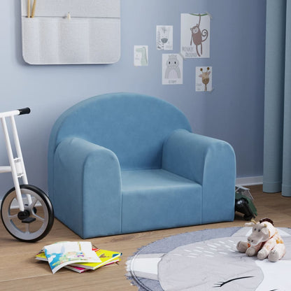 Divano per Bambini in Morbido Peluche