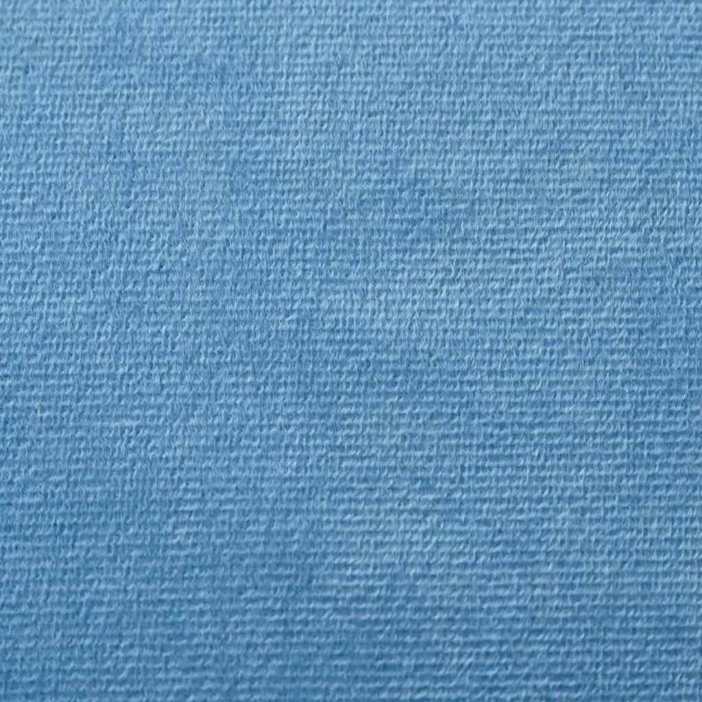 Divano Letto per Bambini a 2 Posti Blu in Morbido Peluche