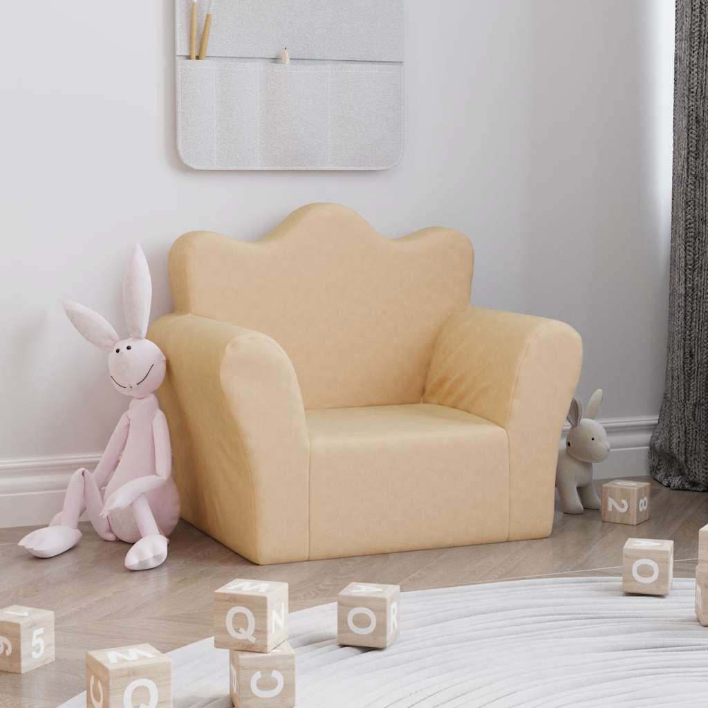 Divano per Bambini in Morbido Peluche