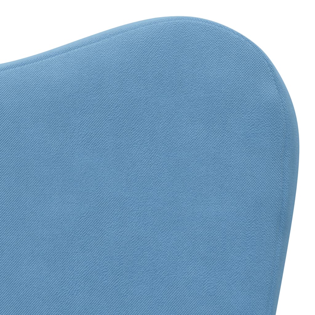 Divano Letto per Bambini Blu in Morbido Peluche | homemem39