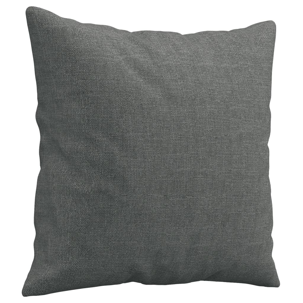 Divano a 2 Posti con Cuscini Grigio Scuro 140 cm in Tessuto | homemem39