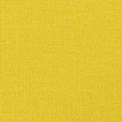 Divano a 2 Posti con Cuscini Giallo Chiaro 140 cm in Tessuto | homemem39