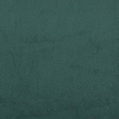 Poltroncina con Poggiapiedi Verde Scuro 60 cm in Velluto | homemem39