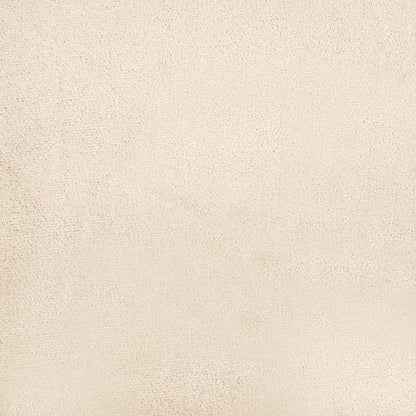 Divano a 3 Posti con Poggiapiedi Beige 180cm Tessuto Microfibra | homemem39