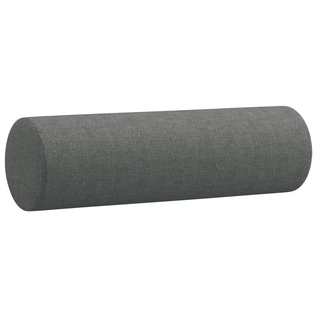 Set di Divani 4 pz con Cuscini Grigio Scuro in Tessuto | homemem39