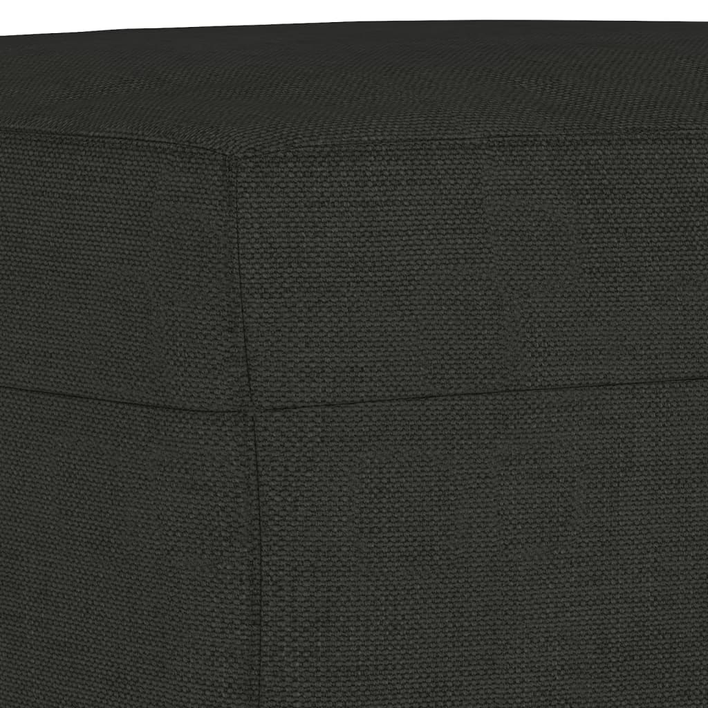 Set Divani 4 pz con Cuscini Nero in Tessuto | homemem39