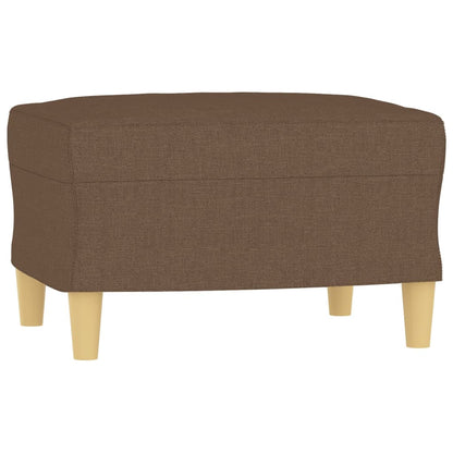 Set di Divani 3 pz con Cuscini Marrone in Tessuto | homemem39