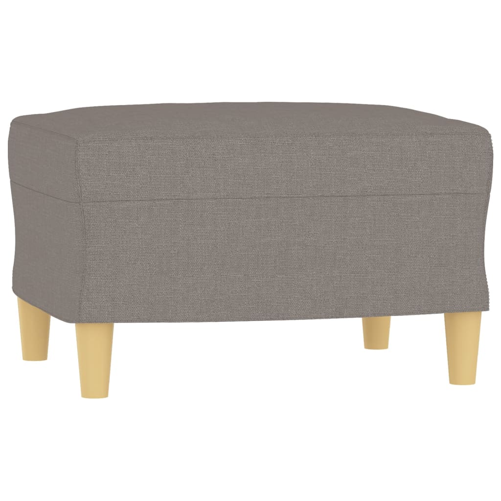 Set di Divani 3 pz con Cuscini Tortora in Tessuto | homemem39