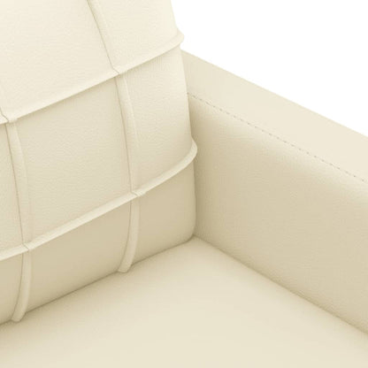 Set di Divani 4 pz con Cuscini crema in Similpelle | homemem39