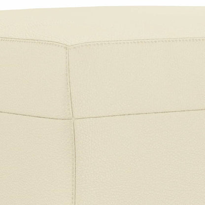 Set di Divani 4 pz con Cuscini crema in Similpelle | homemem39