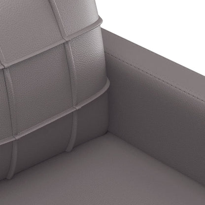 Set di Divani 4 pz con Cuscini Grigio in Similpelle | homemem39