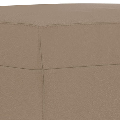 Set di Divani 4 pz con Cuscini cappuccino in Similpelle | homemem39