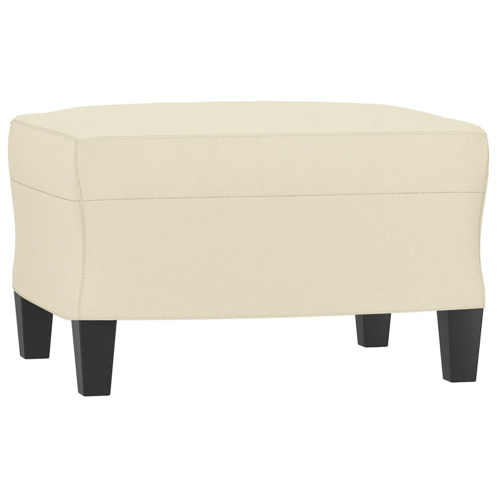 Set di Divani 4 pz con Cuscini Crema in Similpelle | homemem39