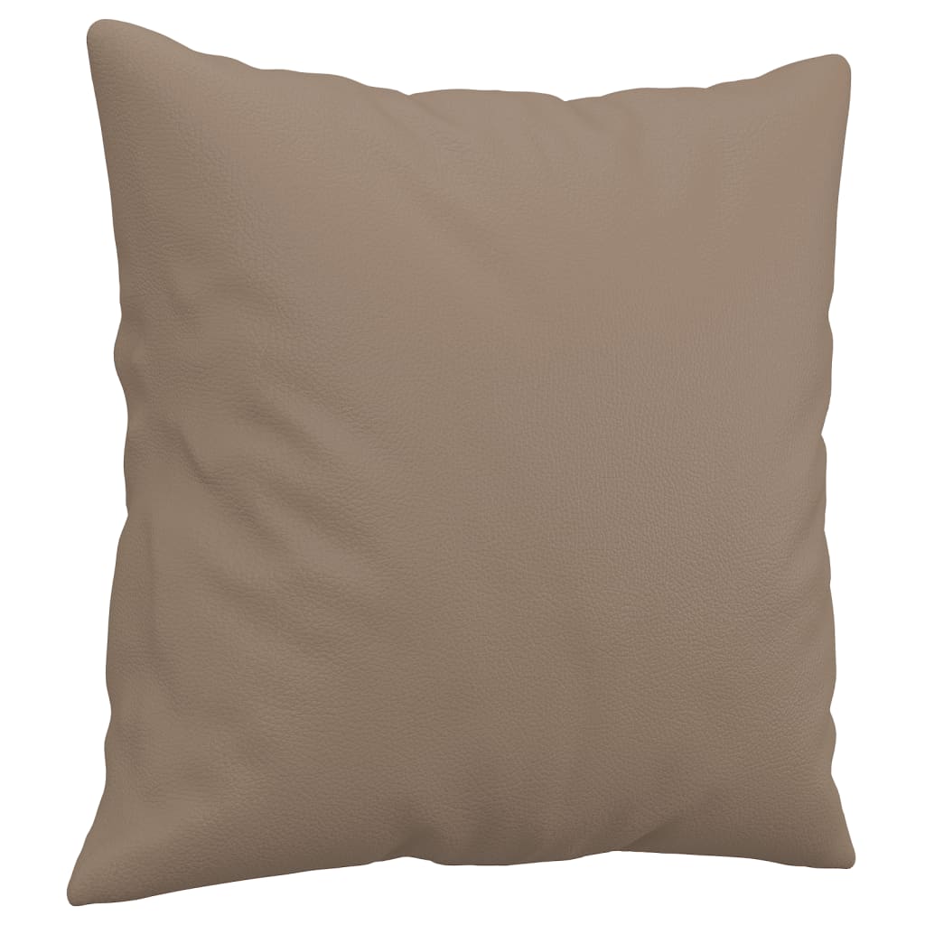 Set di Divani 4 pz con Cuscini Cappuccino in Similpelle | homemem39