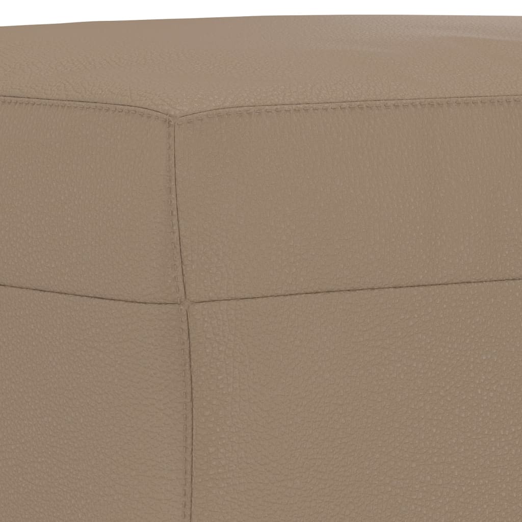 Set di Divani 4 pz con Cuscini Cappuccino in Similpelle | homemem39