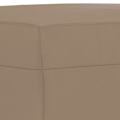 Set di Divani 4 pz con Cuscini Cappuccino in Similpelle | homemem39
